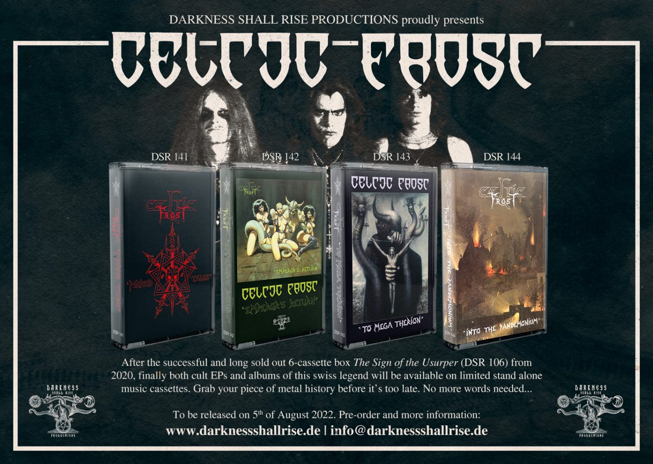 Celtic Frost – Emperor's Return (Cassette) | Jawbreaker Records