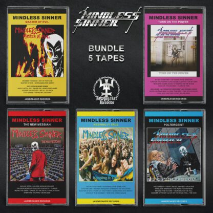 Mindless Sinner – 5-Tape Bundle (Pre-Order) Jawbreaker Tapes FWOSHM