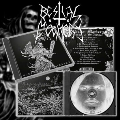 Bestial Mockery – Gospel Of The Insane (CD) CD Bestial Mockery