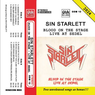 Sin Starlett – Blood On The Stage – Live At The Seidel (Cassette) Tapes Heavy Metal